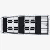 10 fot flatbunnet aluminiumsbåt med bred bjelke